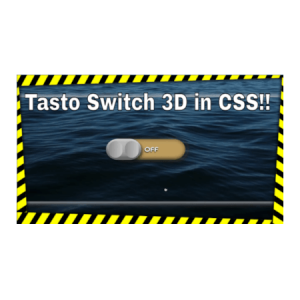 Tasto Switch 3D in CSS